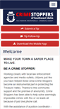 Mobile Screenshot of crimestoppersswidaho.org